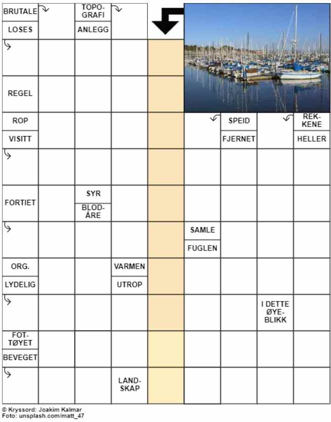 Dagens kryssord – 30. August- 2024