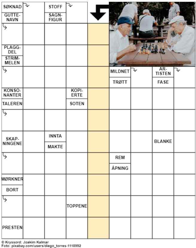 Dagens kryssord – 5. August- 2024