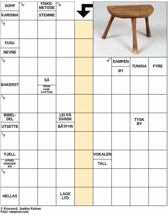Dagens kryssord – 10. September - 2024