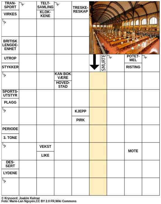 Dagens kryssord – 18. September - 2024