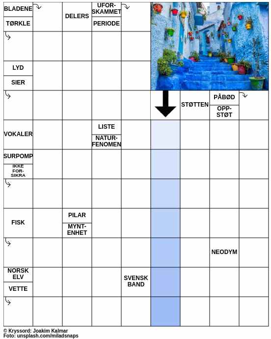 Dagens kryssord – 19. September - 2024