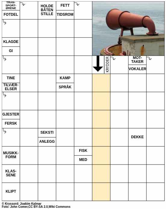 Dagens kryssord – 20. September - 2024