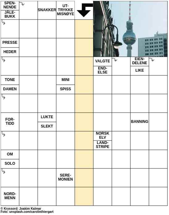 Dagens kryssord – 12. Oktober - 2024
