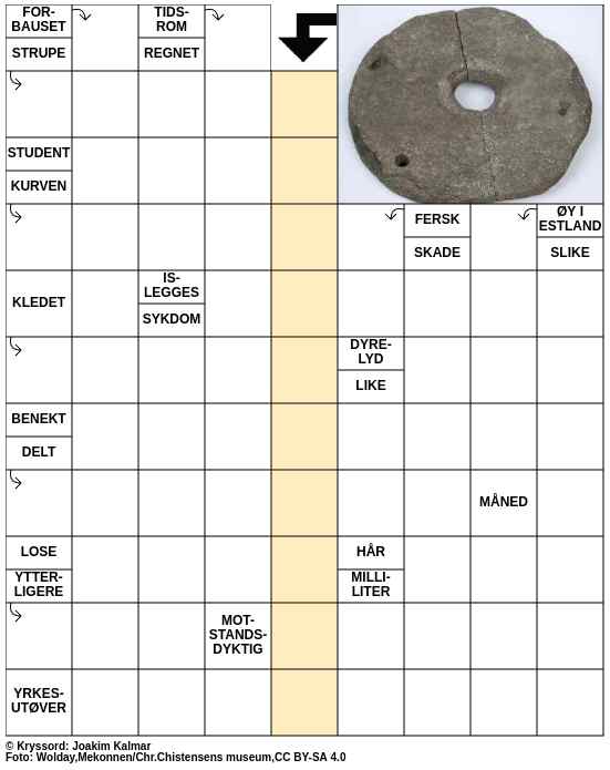 Dagens kryssord – 26. Oktober - 2024