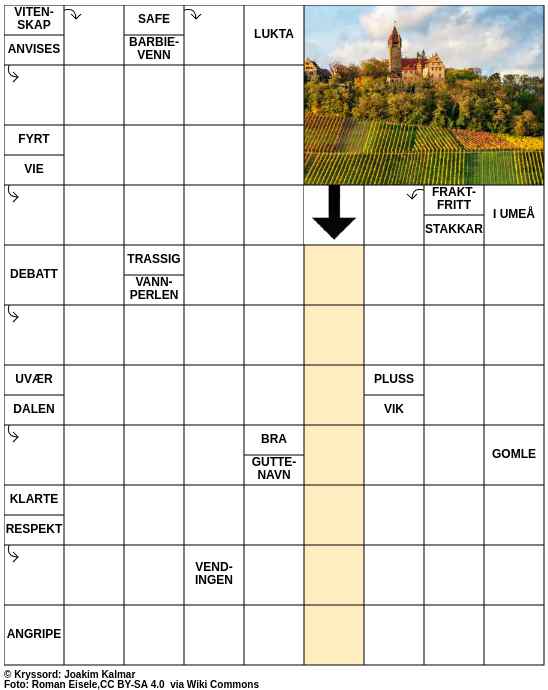 Dagens kryssord – 2. November - 2024