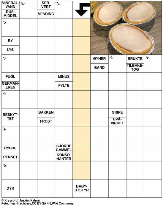 Dagens kryssord – 4. November - 2024