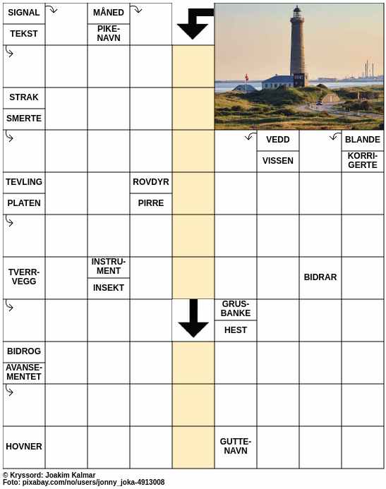 Dagens kryssord – 23. November - 2024