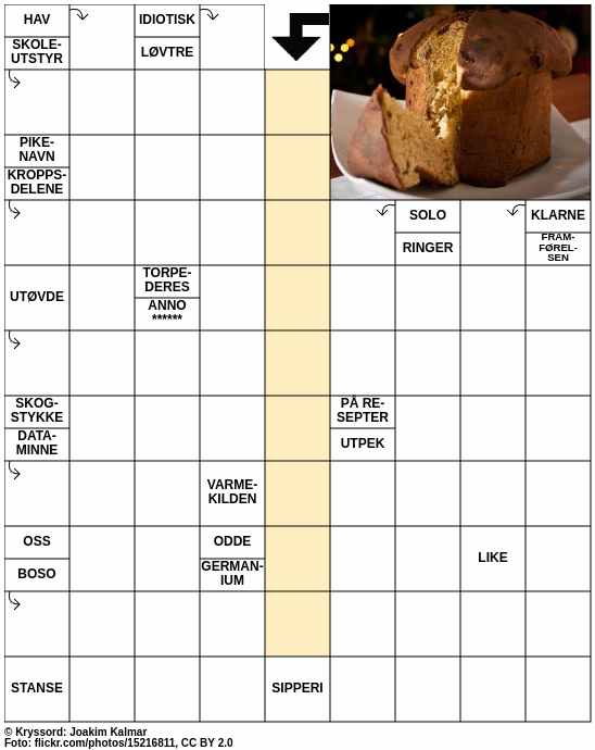 Dagens kryssord – 27. Desember - 2024