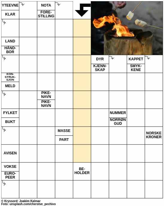 Dagens kryssord – 16. Januar - 2025