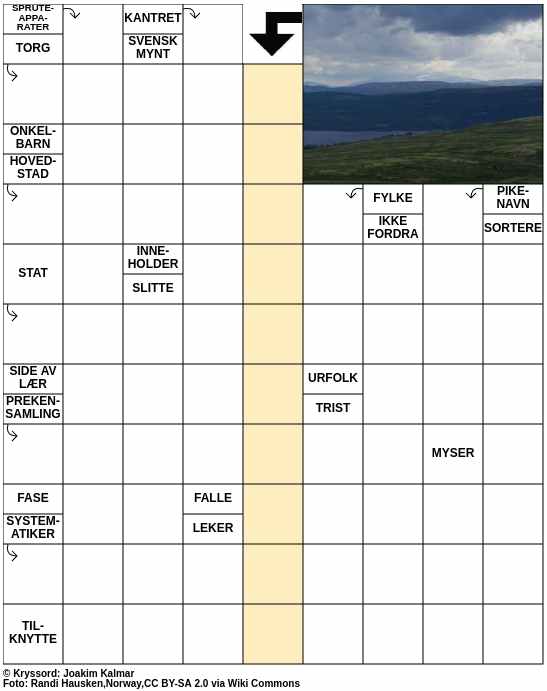 Dagens kryssord – 22. Januar - 2025