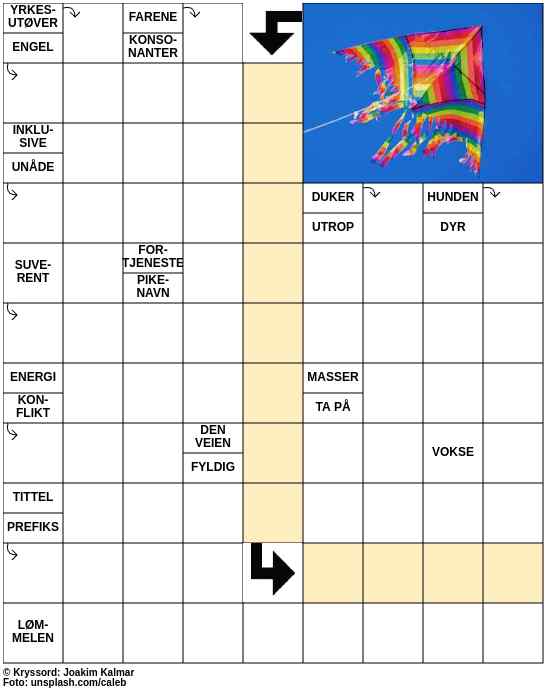 Dagens kryssord – 24. Januar - 2025