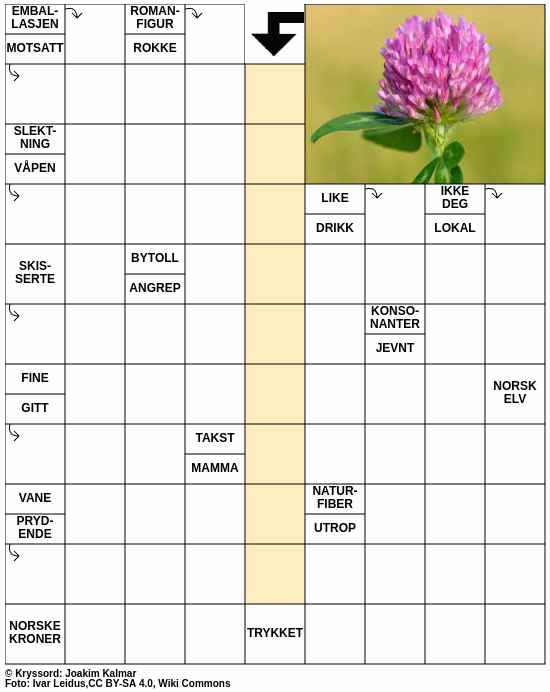Dagens kryssord – 13. Februar - 2025