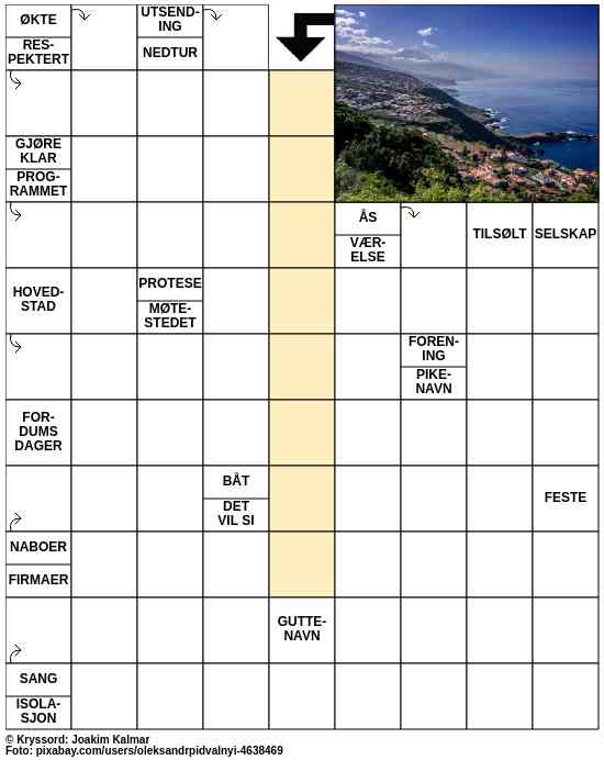 Dagens kryssord – 14. Februar - 2025