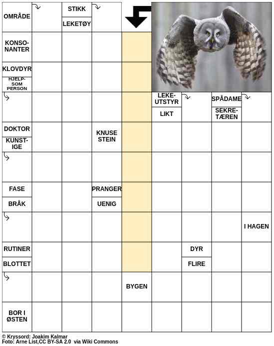 Dagens kryssord – 16. Februar - 2025