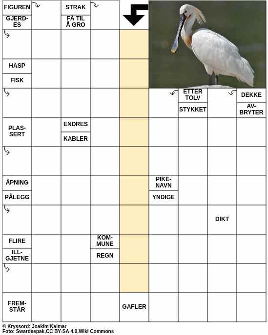 Dagens kryssord – 3. Mai - 2025