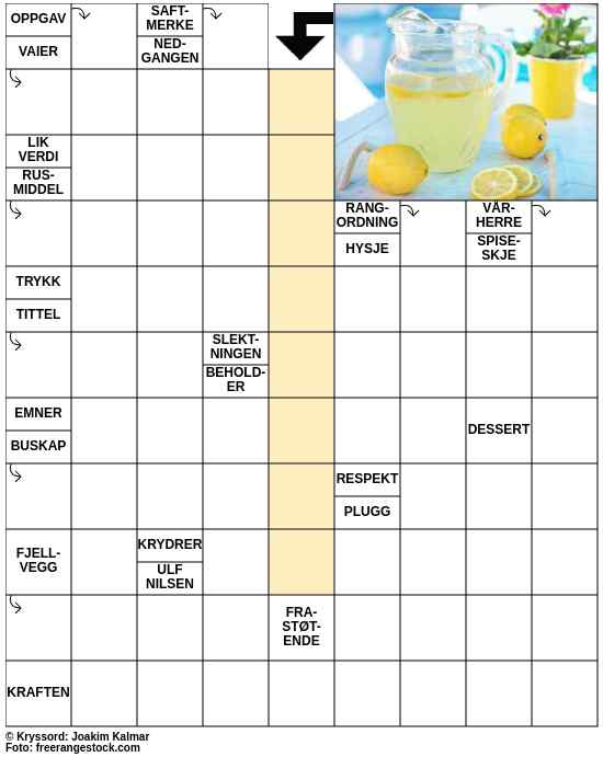 Dagens kryssord – 8. Mai - 2025