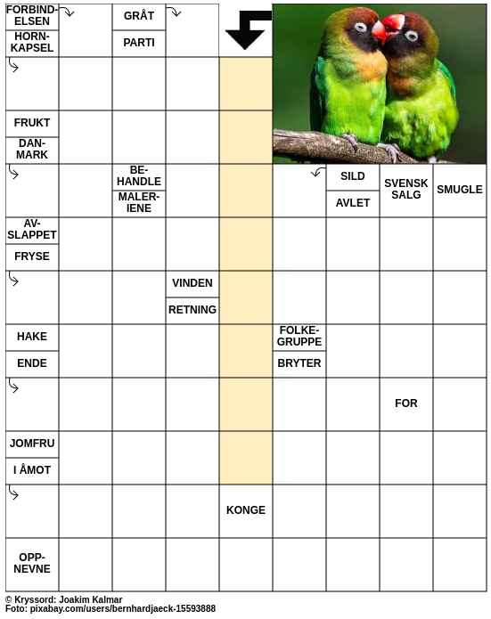 Dagens kryssord – 18. Mai - 2025