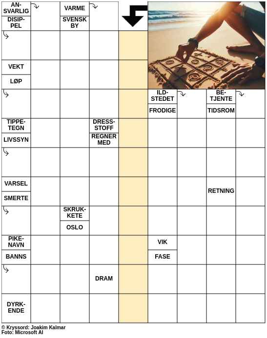 Dagens kryssord – 28. Mai - 2025