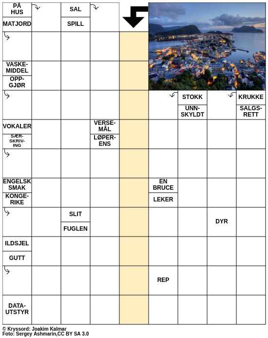 Dagens kryssord – 6. Juni - 2025