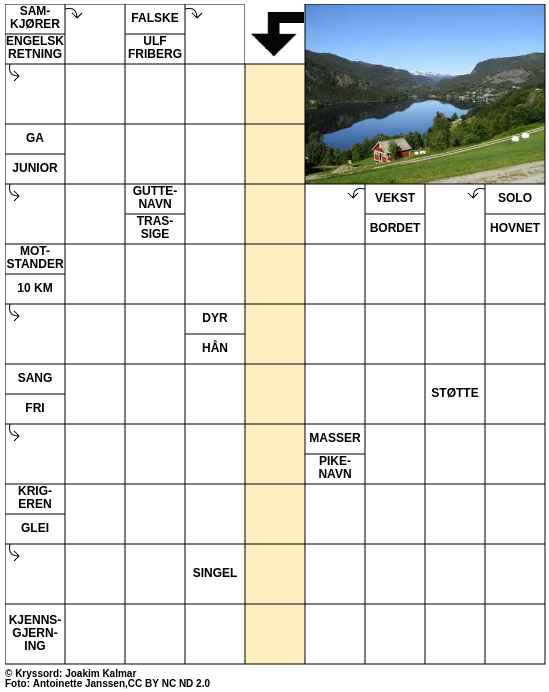 Dagens kryssord – 7. Juni - 2025