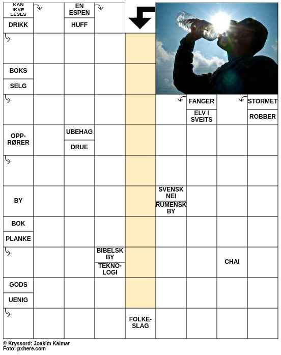 Dagens kryssord – 10. Juni - 2025