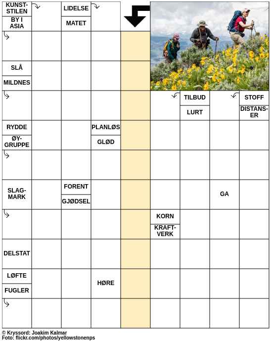 Dagens kryssord – 21. Juni - 2025