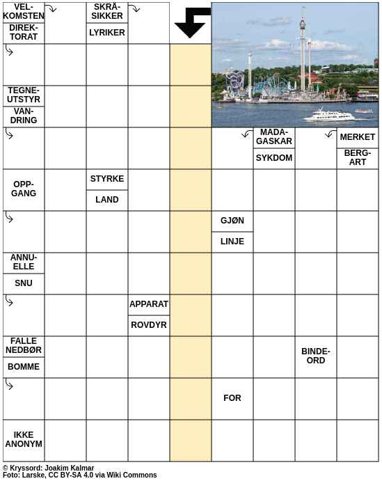 Dagens kryssord – 24. Juni - 2025