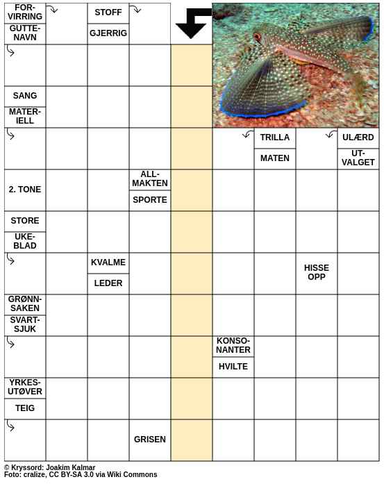 Dagens kryssord – 18. Juli - 2025