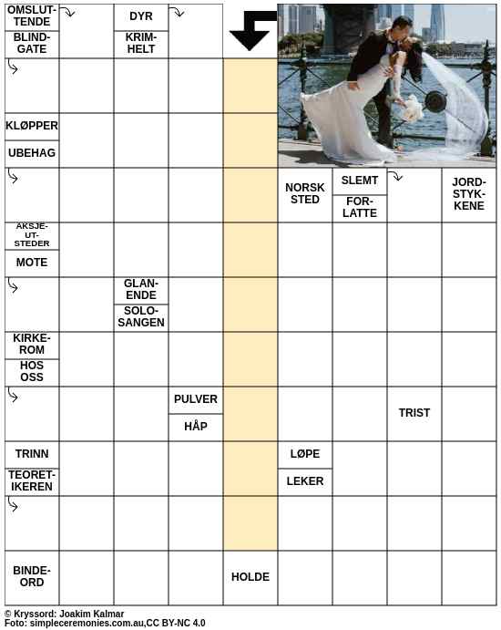 Dagens kryssord – 22. August - 2025