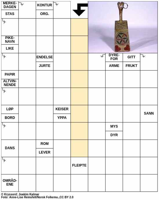 Dagens kryssord – 27. August - 2025