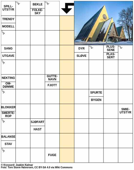 Dagens kryssord – 5. Oktober - 2025