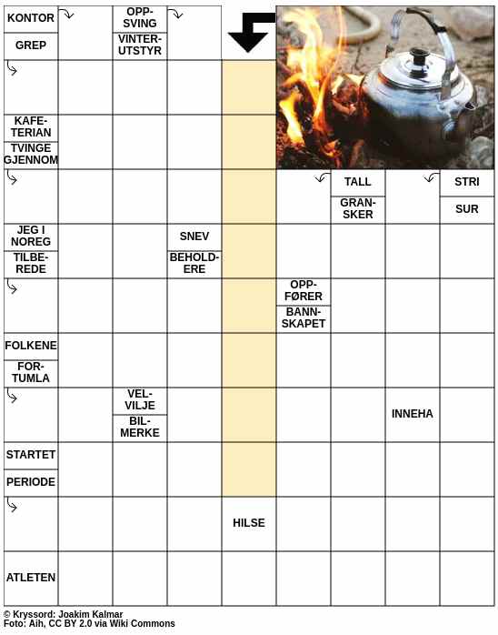 Dagens kryssord – 13. Januar - 2026