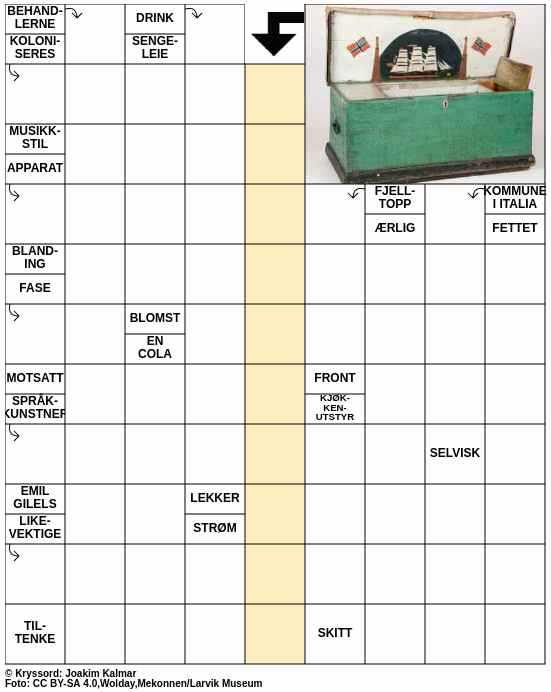 Dagens kryssord – 15. Januar - 2026