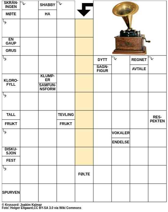 Dagens kryssord – 21. Januar - 2026