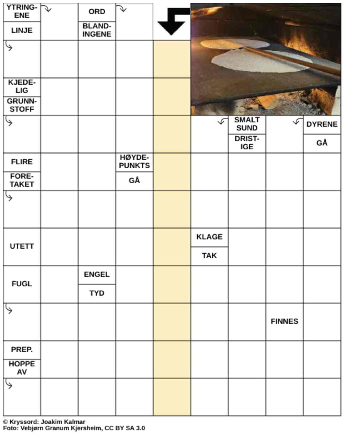 Dagens kryssord – 1. Mars - 2026