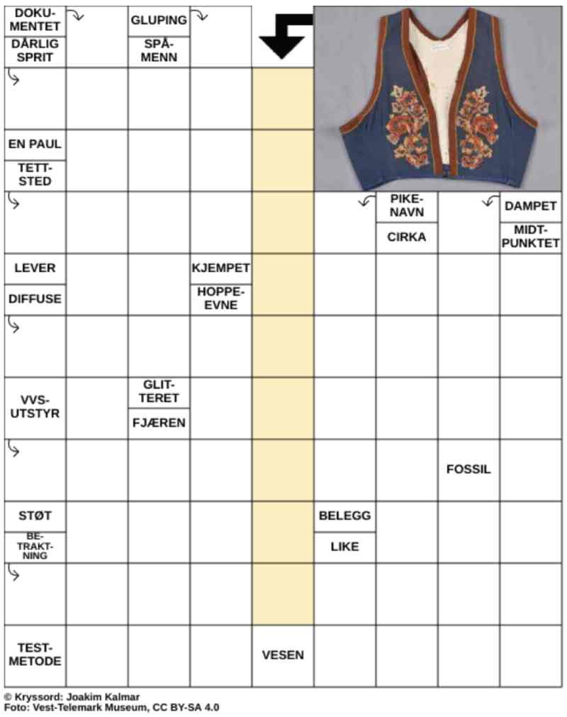 Dagens kryssord – 8. Februar - 2026