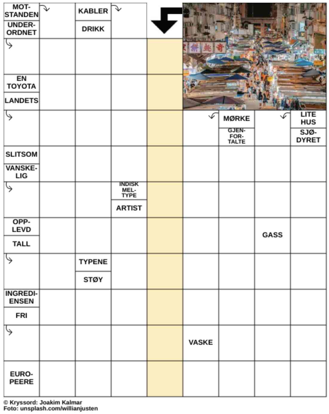 Dagens kryssord – 13. Februar - 2026