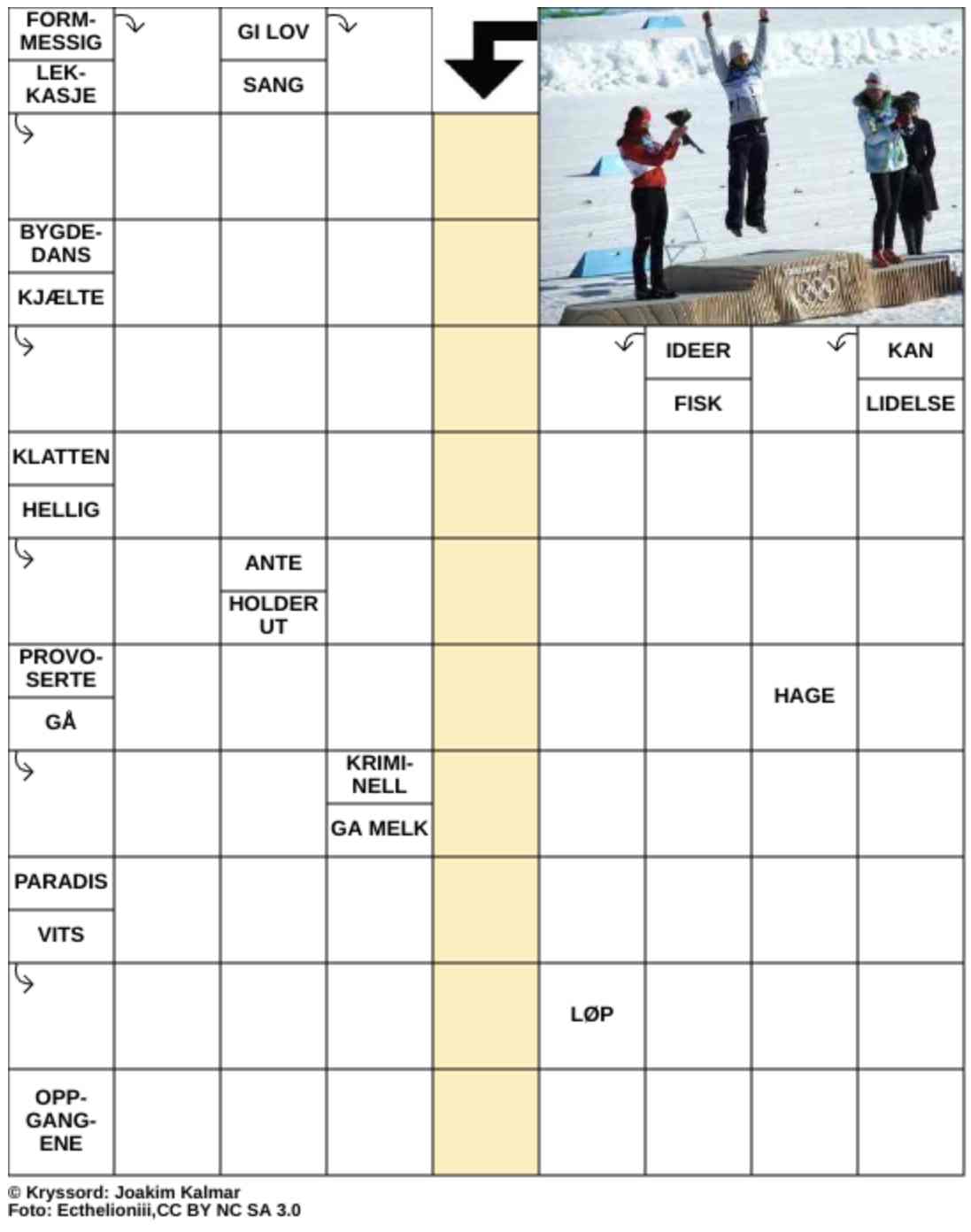 Dagens kryssord – 20. Februar - 2026