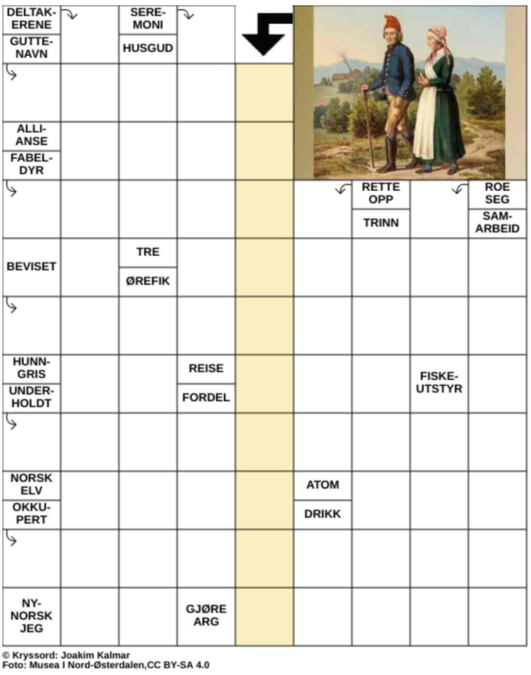 Dagens kryssord – 21. Februar - 2026