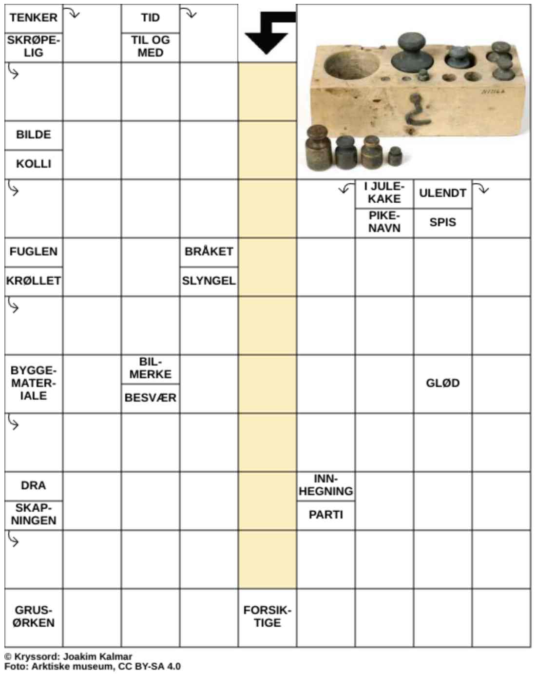Dagens kryssord – 22. Februar - 2026
