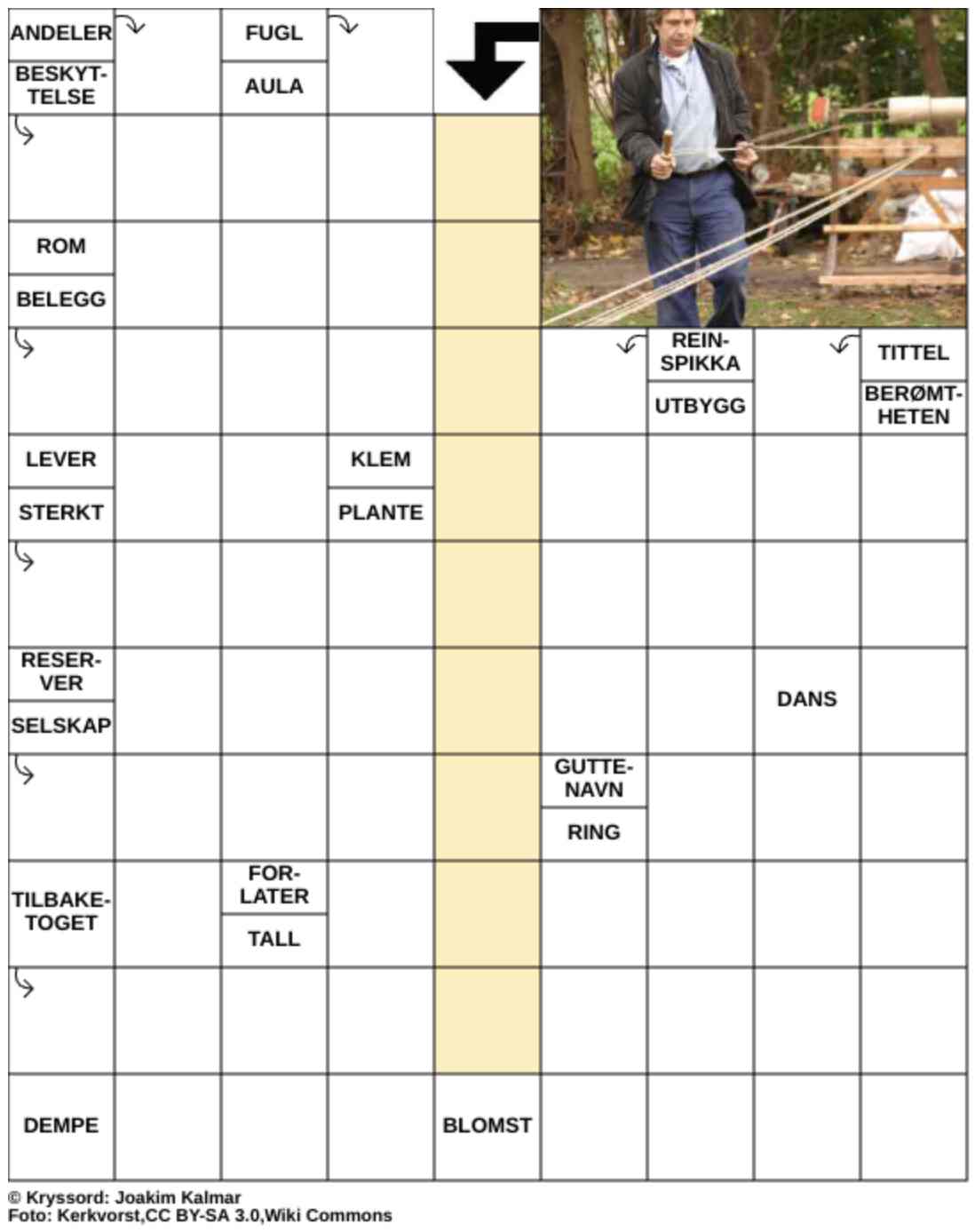 Dagens kryssord – 23. Februar - 2026