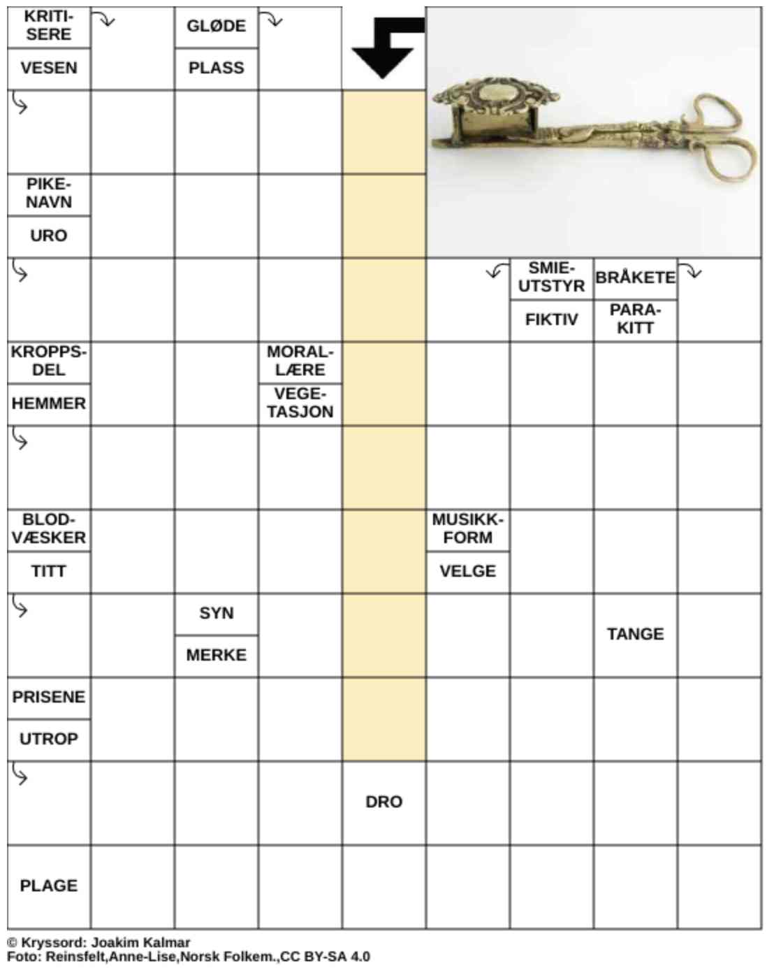 Dagens kryssord – 25. Februar - 2026