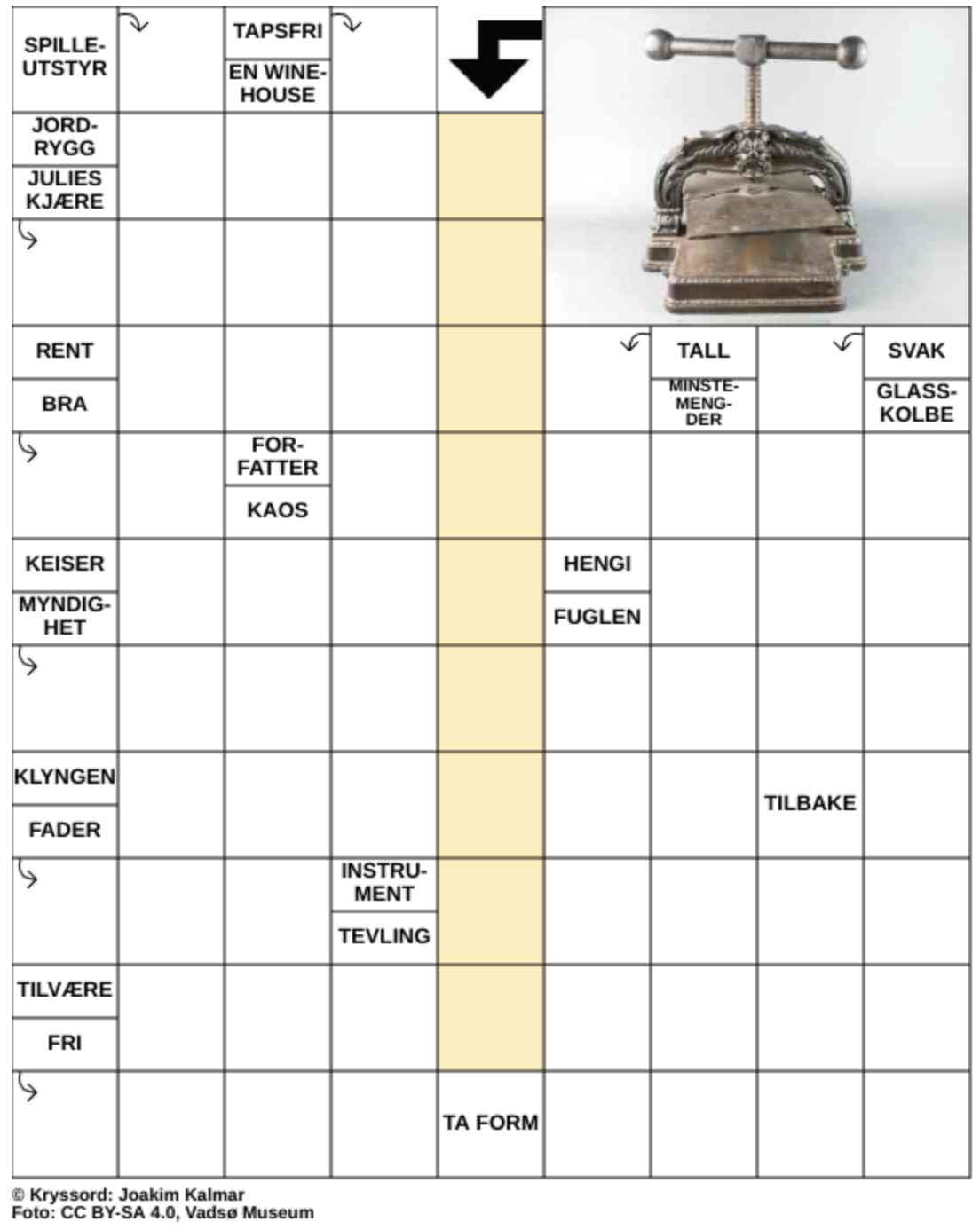 Dagens kryssord – 28. Februar - 2026