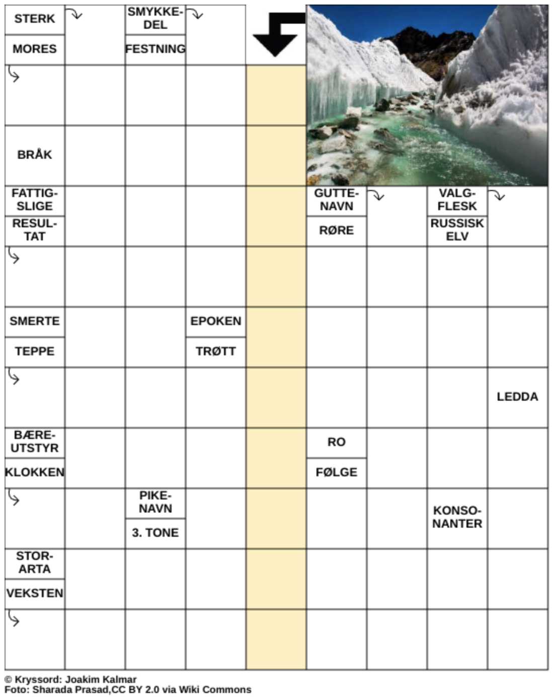 Dagens kryssord – 5. Mars - 2026